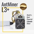 Scrypt Mining Asic Bitmain Antคนขุดแร่ L3+ 504MH/S 800W 35cm*13cm*19cm