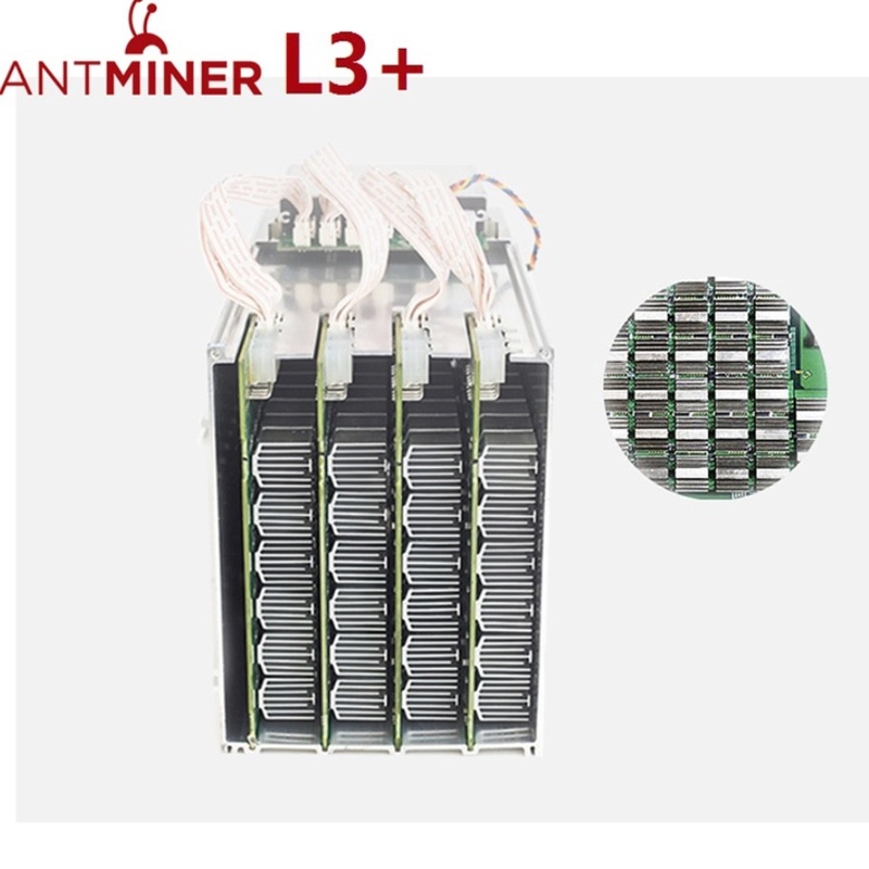 600MH/S 850W Bitmain Antคนขุดแร่ L3+ Litecoin Miner 75db Scrypt Mining