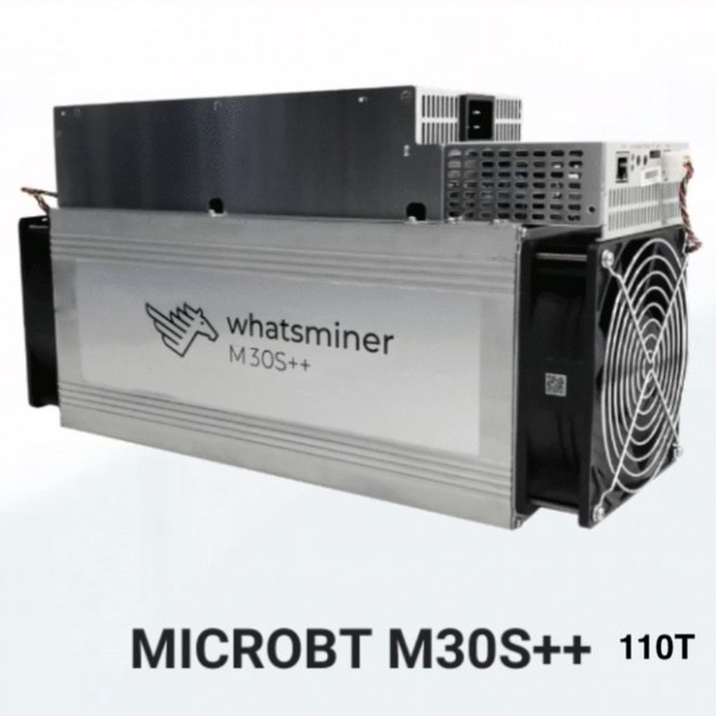 3410W Microbt Whatsminer M30s++ 110T SHA-256 การเข้ารหัสแฮช